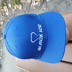 Black Ice Embroidered Logo Baseball Snapback Cap Hat OSFA